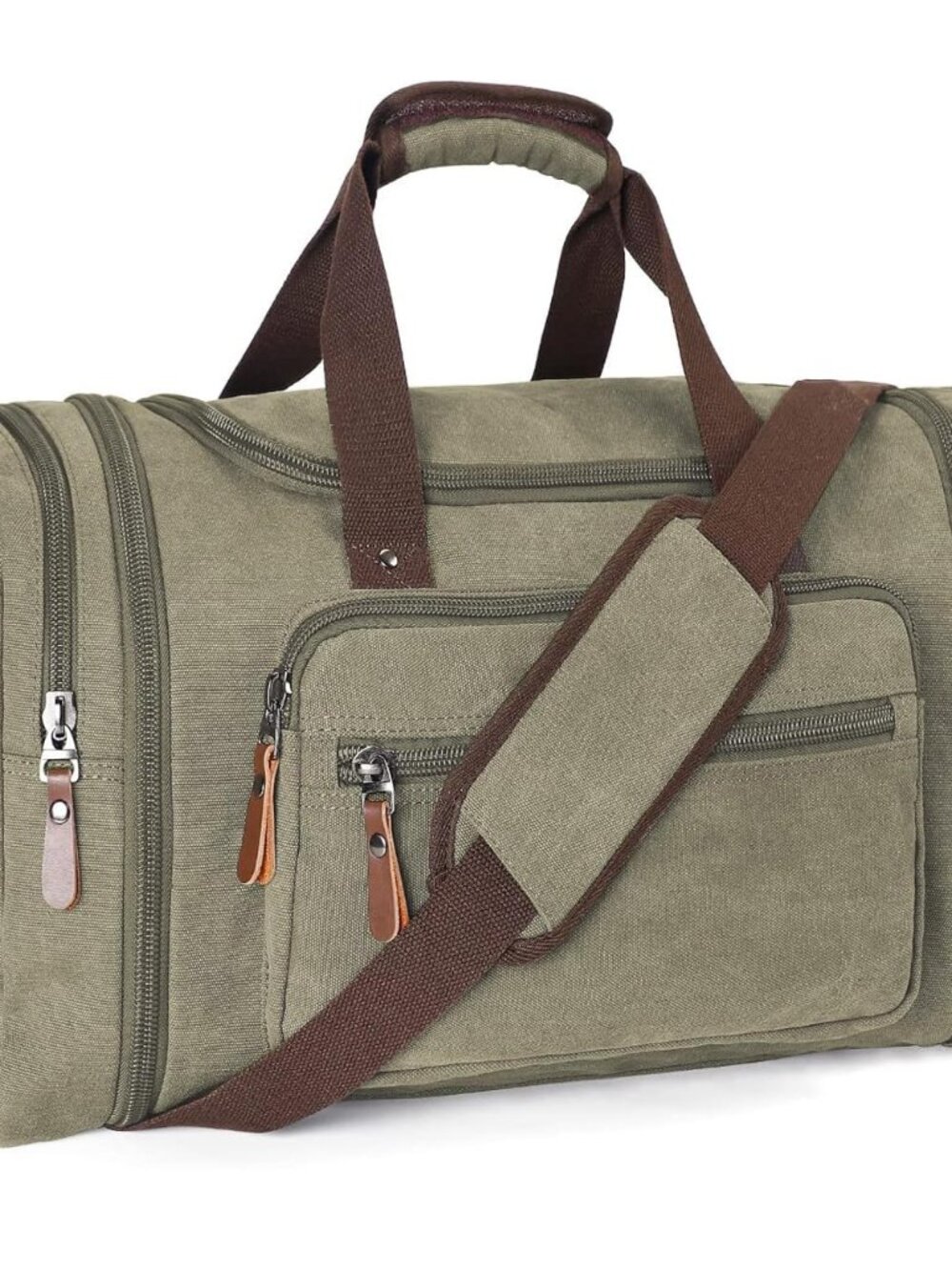 Duffle Bag Canvas Large Outdoor Shoulder Bag Overnight Handbag Travel Tote Lugga